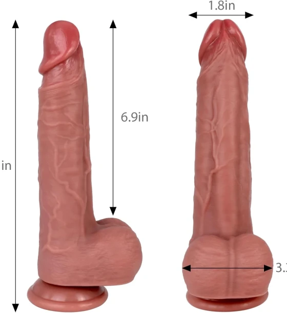 9 Inches Huge Silicone Dildo in Pakistan