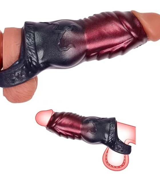 Penis Sleeve Extender – Ultra Soft Dildo Sleeve Sex Toys in Pakistan
