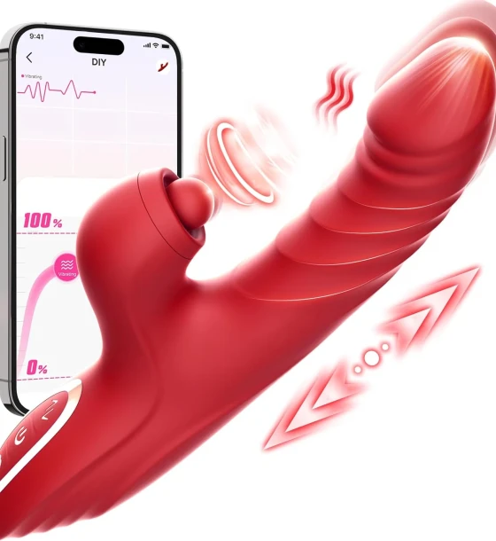Vibrator Thrusting Dildo for Women and Clitoral Stimulator Sex Toys in Pakistan