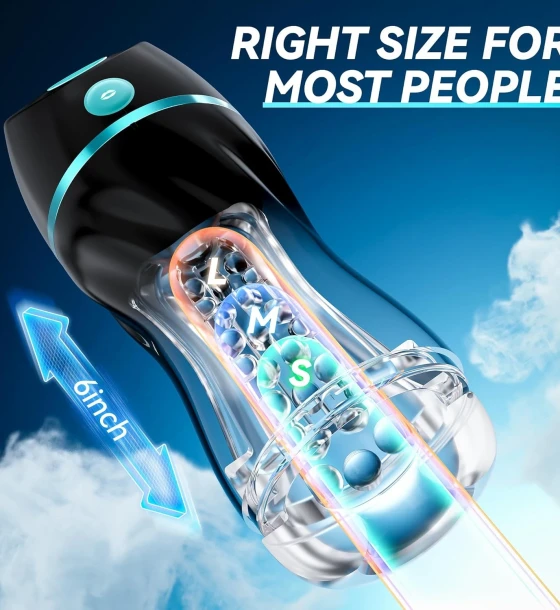 Adult Toys Penis Pump with 4 Sucking & Vibrating & Thrusting Modes in Pakistan